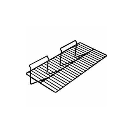 Econoco 24"W X 12"D Straight Shelf - Black EBL/2412